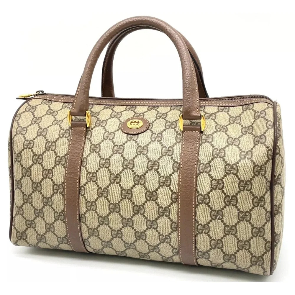 Authentic GUCCI GG Supreme Boston Bag - Picture 2 of 13